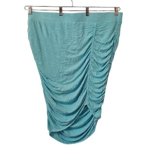 Blue Torrid Women's Super Soft Cinched Midi Skirt